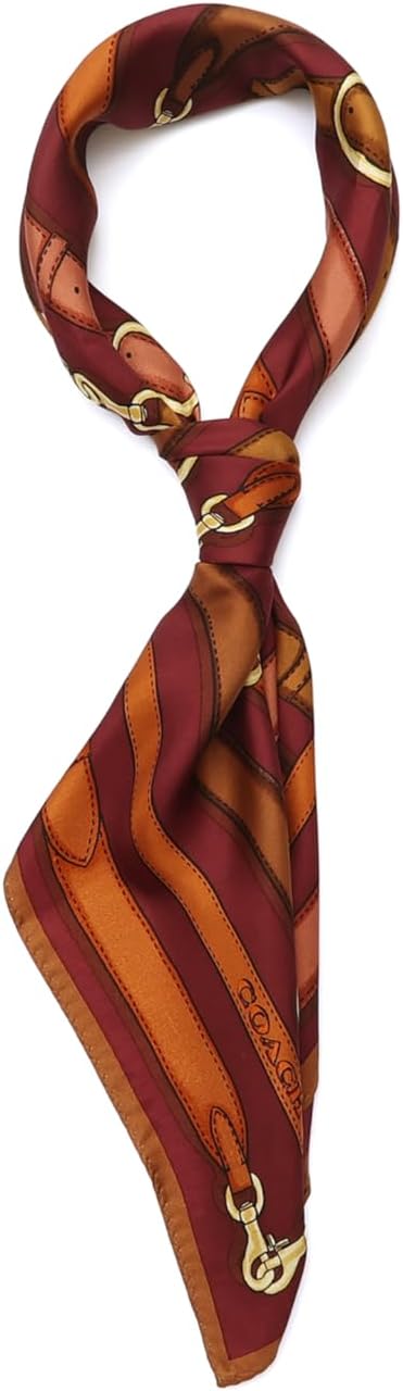 Women's Multi Belt Printed Silk Square - Image 2