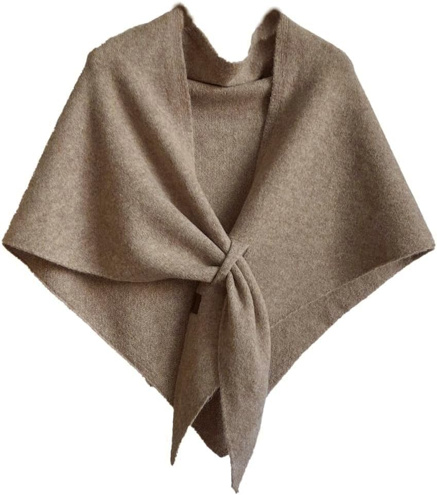 Pashmina Shawl Wraps for Women, Knitted Shawls and Wraps Cardigan Cape Wool Cashmere Shoulder Top Sweater Shawl Scarf