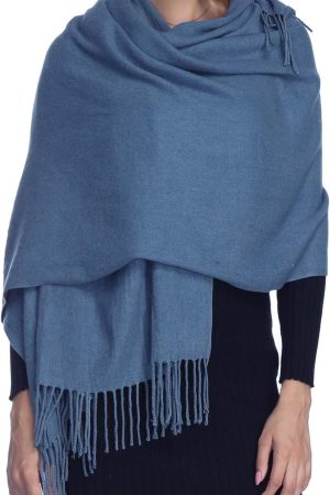 Womens Thick Oversized Pashmina Shawl Wrap Scarves Soft Winter Warm Blanket