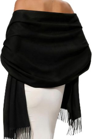 Pashmina Shawls and Wraps for Evening Dress Women's Scarf Wedding Bride Bridesmaid Gifts Winter Scarves