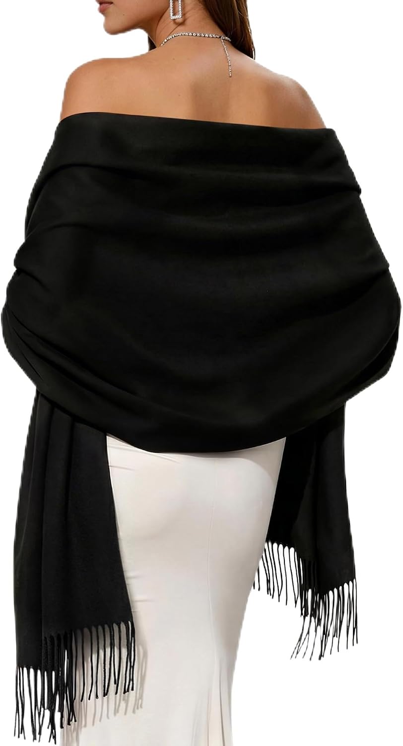 Pashmina Shawls and Wraps for Evening Dress Women's Scarf Wedding Bride Bridesmaid Gifts Winter Scarves