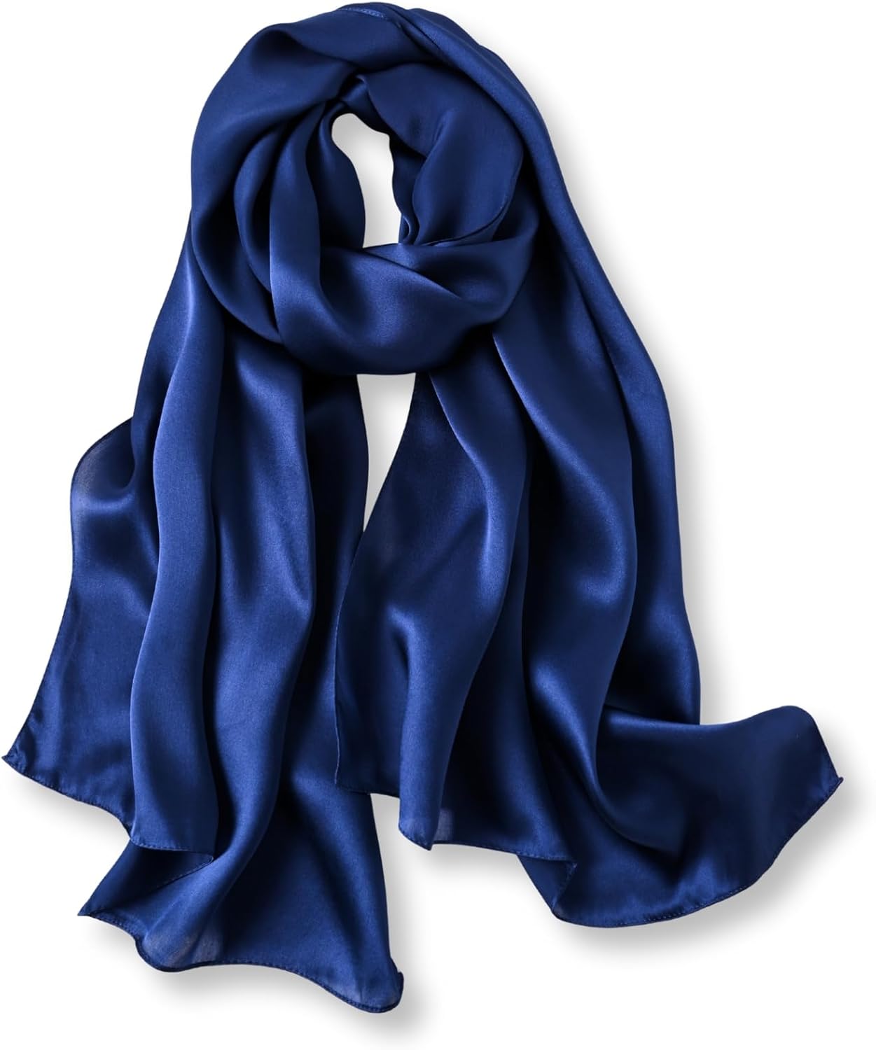 100% Mulberry Silk Long Scarf Wrap - Women's Large Oblong Sunscreen Shawl with Gift Packaging