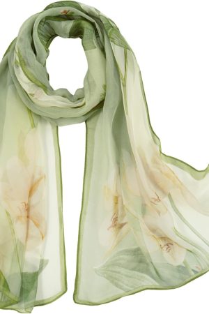 Unique Fashion Women's Scarf Chiffon Sheer Scarves for Women Lightweight