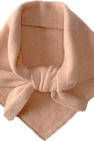 Triangle Scarf for Women Knitted Wool Headscarf Cashmere Feel Y2K Downtown Girl Aesthetic Streetwear Accessories