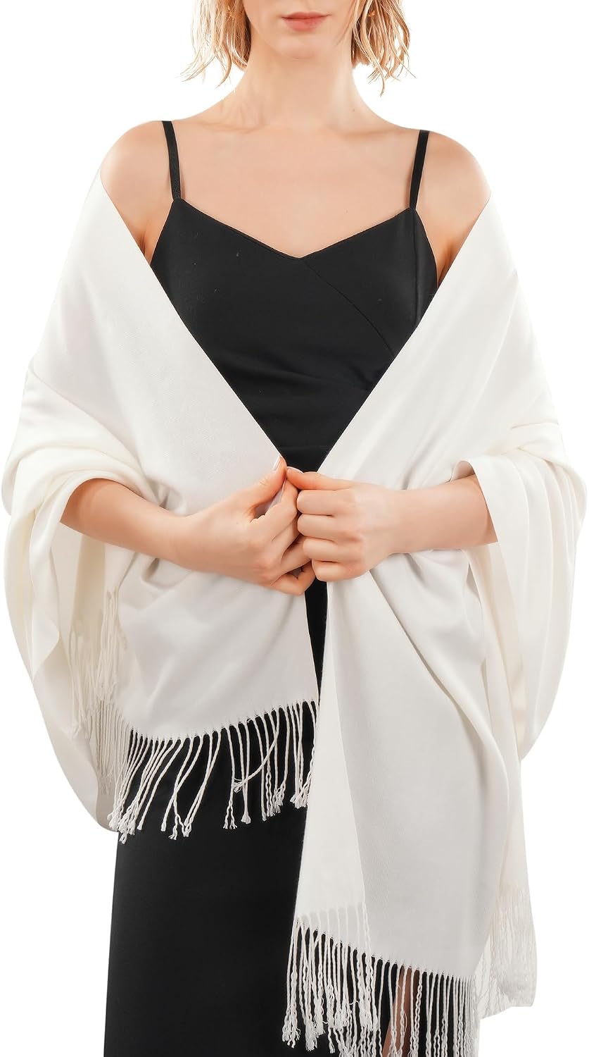 Pashmina Shawl Wraps for Women Evening Dresses Blanket Scarves Fashion Scarf Wedding Gifts - Image 2