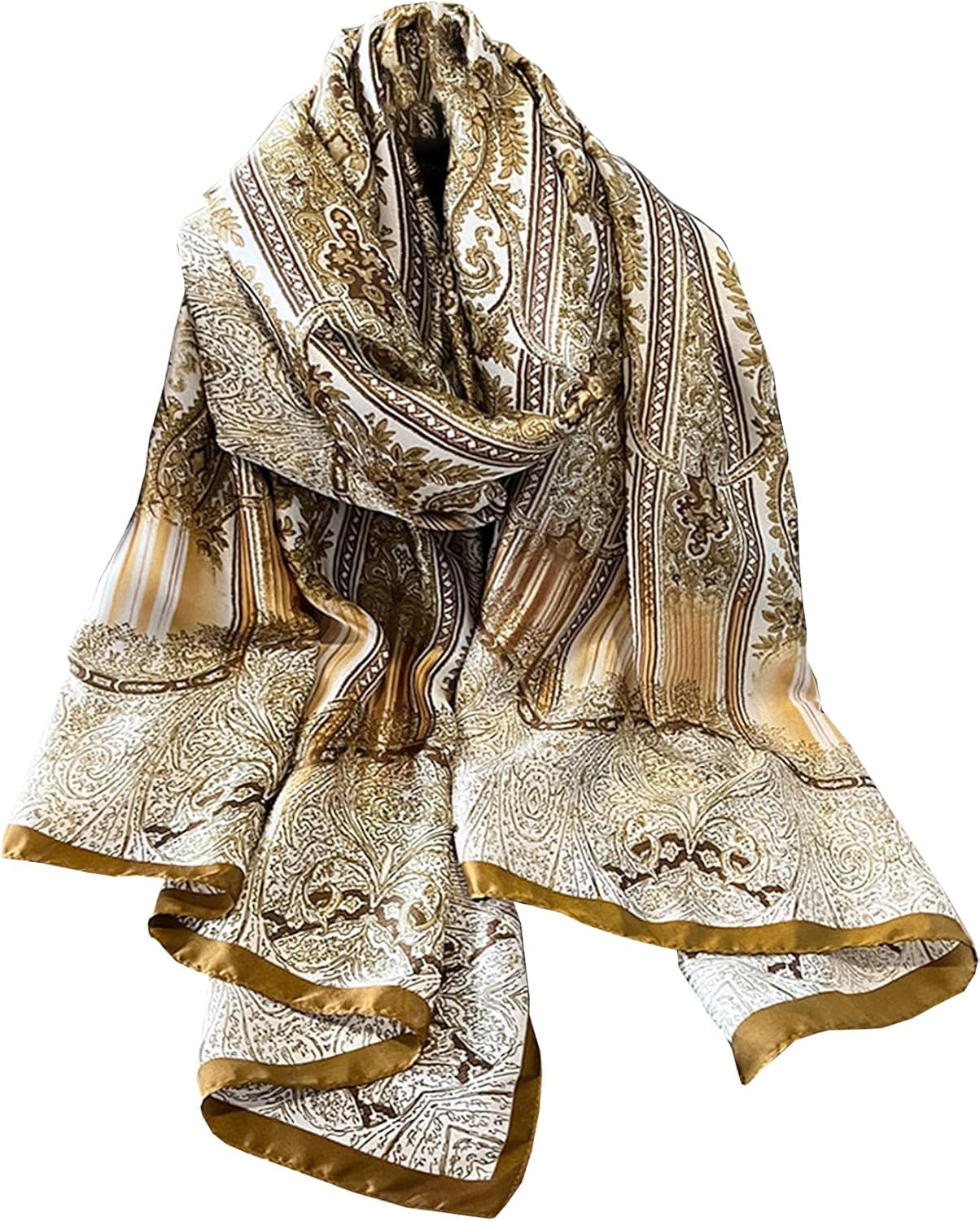 Dress Scarves Shawl Wraps Long Silky Scarf for Women Dressy Fashion Lightweight for Decorative Formal Evening Gowns
