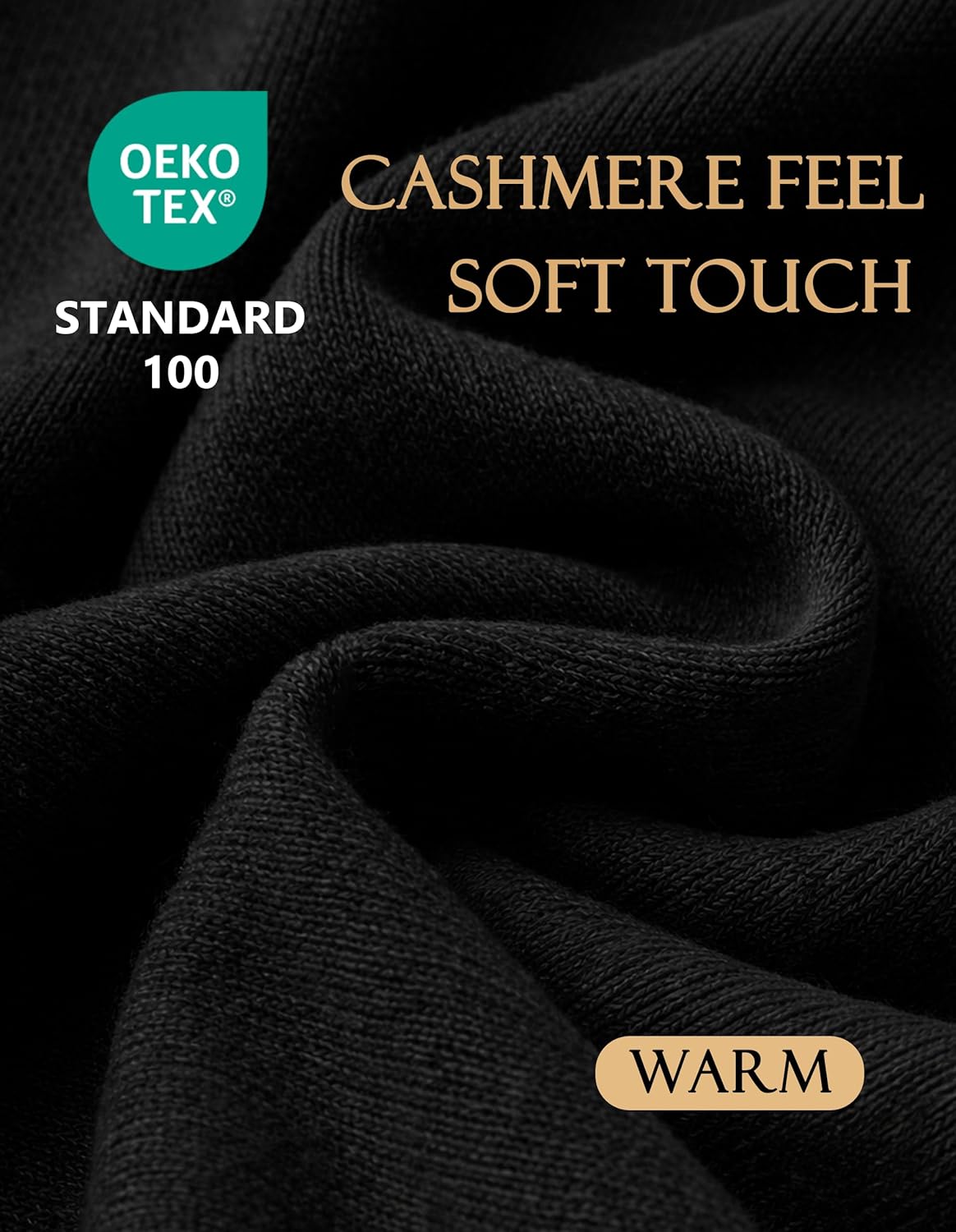 Womens Large Cross Front Poncho Sweater Wrap Topper Knitted Elegant Shawls Cape for Fall Winter - Image 2