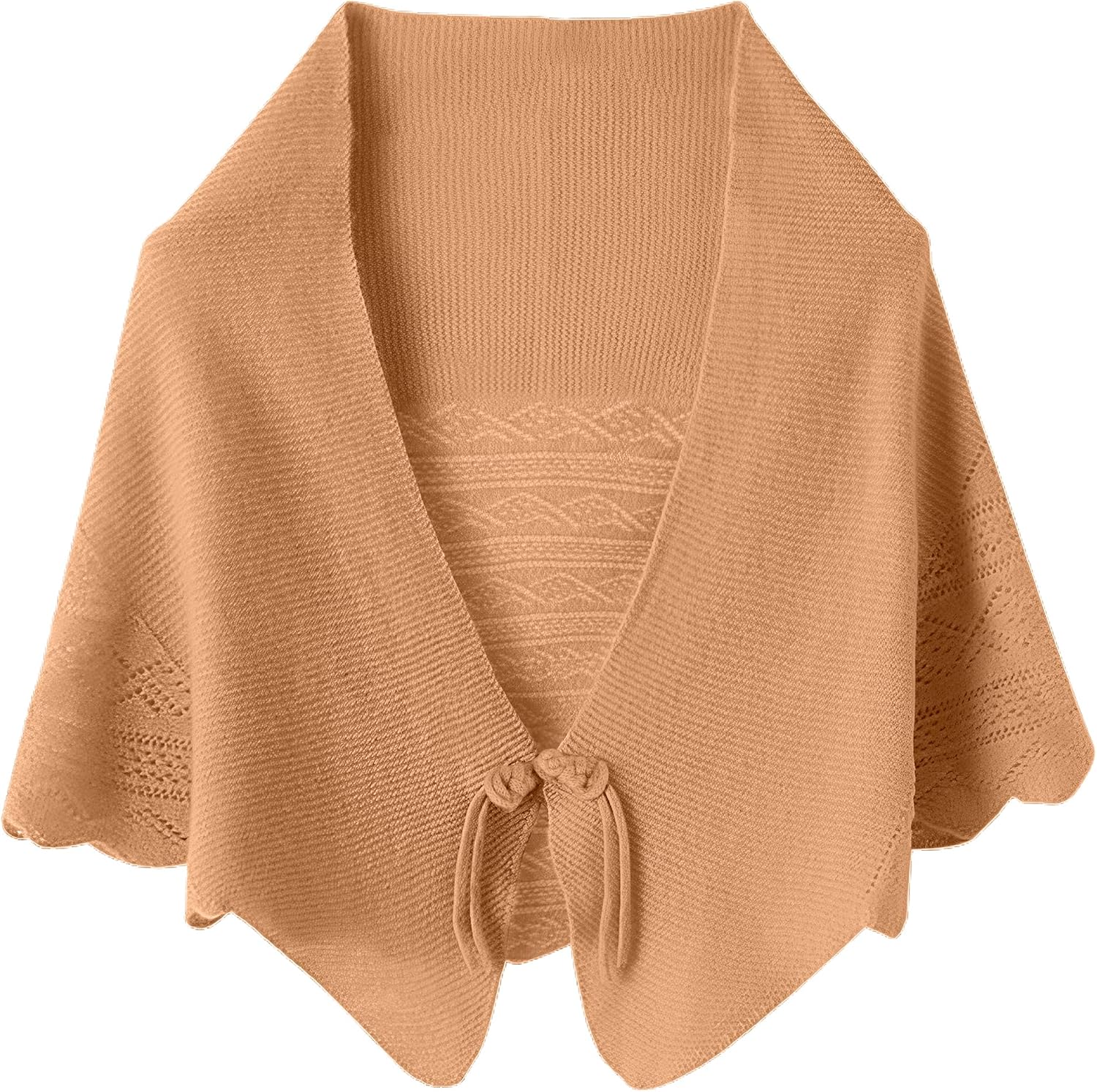 Women Shawls and Wraps for Evening Dresses Pure Wool One-piece Knitted Shawl Warm Elegant Scarf for Formal Event